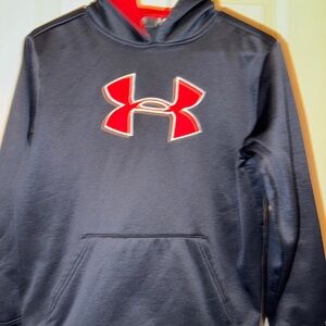 Under Armour Black and Red hoodie